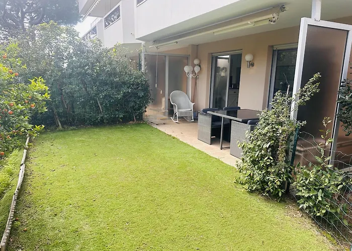 Apartament Light Modern With Garden Terrace Shared Pool - 2294 Cannes